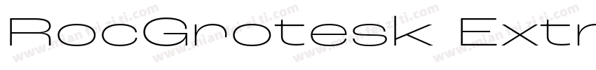 RocGrotesk ExtraBo字体转换